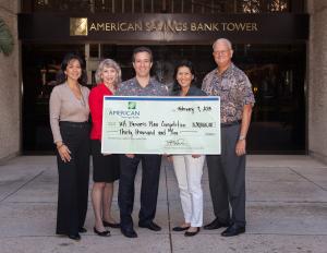 American Savings Bank donates $30,000 to UH Entrepreneurship Center