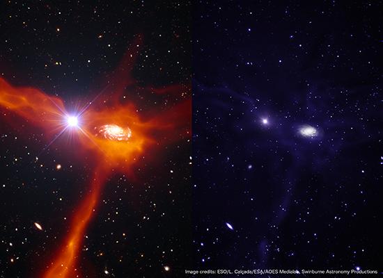 Mānoa: Silhouettes of early galaxies reveal few seeds for new stars |  University of Hawaii News