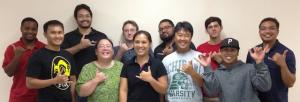 Honolulu CC's Student Chapter members.