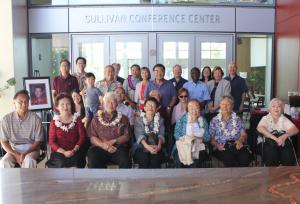 Group shot at Masami Horio Memorial Fund ceremony at the UH Cancer Center.