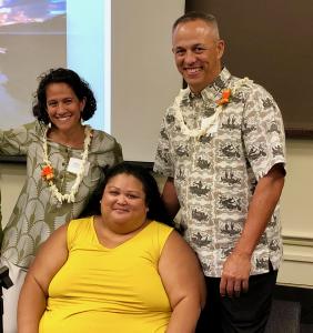 Law training presenters, from left, Kapua Sproat, Malia Akutagawa and David Forman.