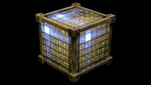 The NuLat (short for Neutrino Lattice) detector is used in the WATCHMAN project. Credit: John Learne The NuLat (short for Neutrino Lattice) detector is used in the WATCHMAN project. Credit: John Learne