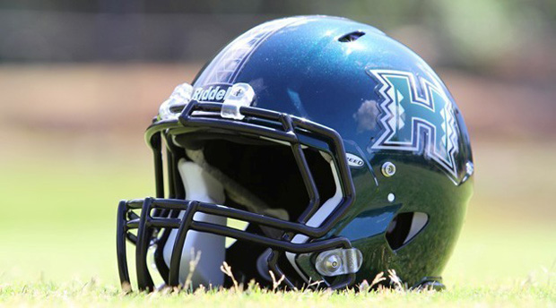 UH football helmet