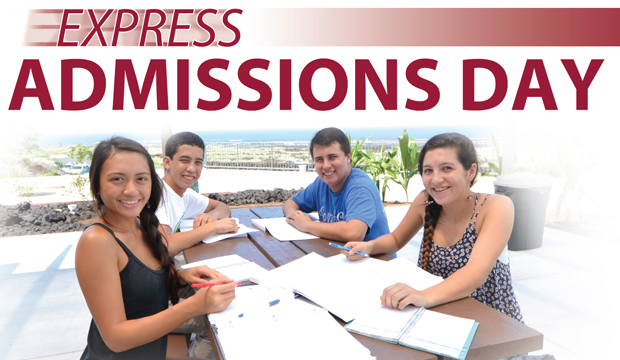 Hawaii CC Express Admissions Day