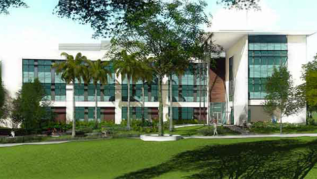 rendering of the new Life Science building