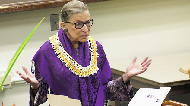 U.S. Supreme Court Associate Justice Ruth Bader Ginsburg
