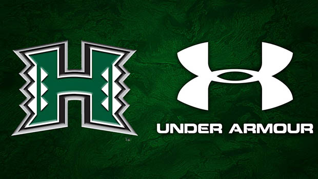 UH Manoa athletics logo and the Under Armour logo