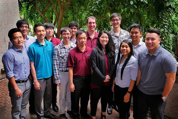 Group of interns and graduates