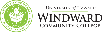 Windward Community College seal and nameplate