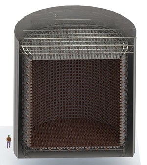 conceptual drawing of the Watchman antineutrino detector