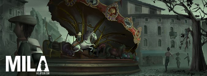 shot from animated Mila film