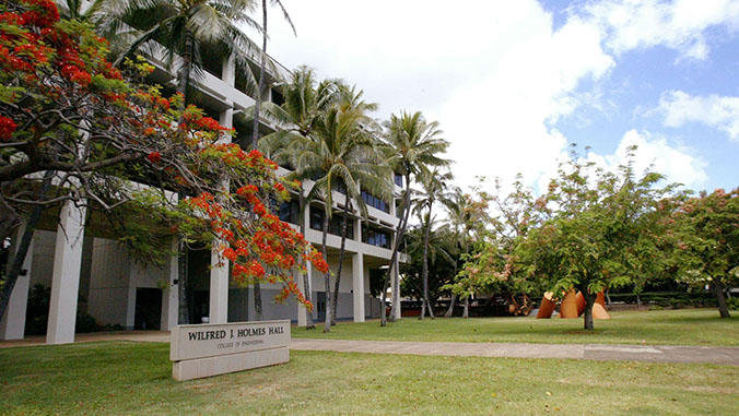 Exterior of Holmes Hall