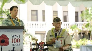 veteran speaking on veterans day