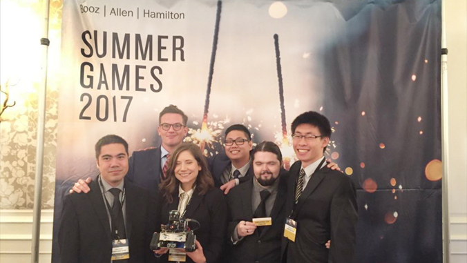 student interns for Booz Allen Summer Games