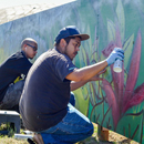 Local artists’ scenic mural brightens UH Mānoa parking structure