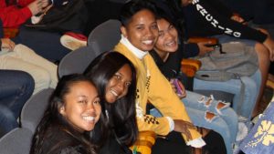 students smiling
