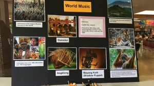 poster at the international festival