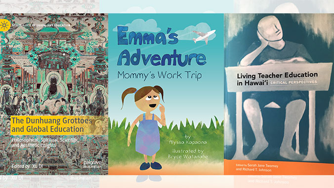 three book covers