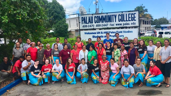 Group of students at Palau Community College