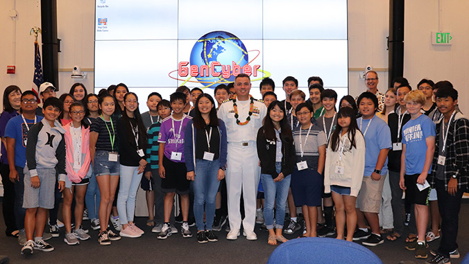 Group at GenCyber camp