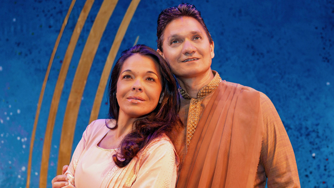 two actors on stage