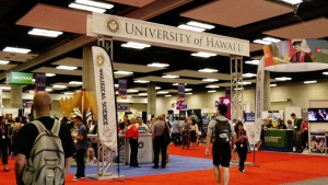 University of Hawaii booth at the SACNAS conference