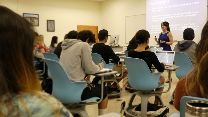 students in classroom