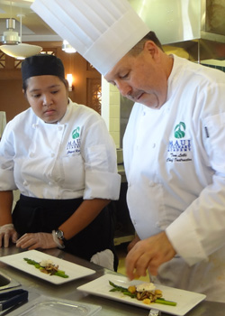 chef and student