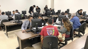 Accounting students assist with tax returns