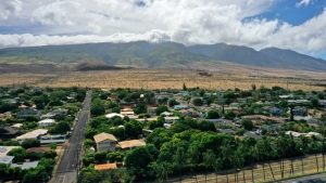 rural Hawaii neighborhood