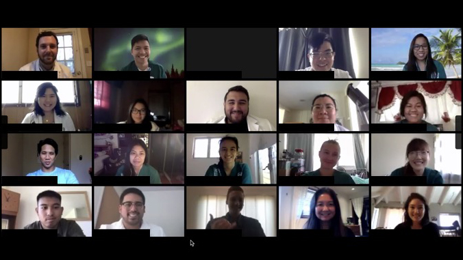screen shot of participants