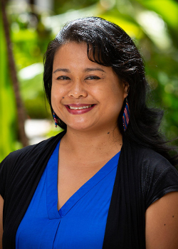 woman smiling