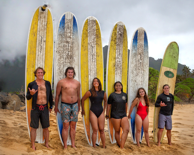 masterson and surfing students