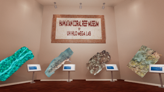 virtual reef museum display