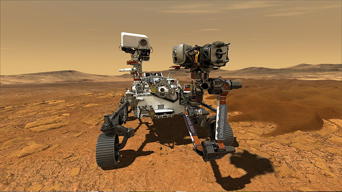 rover on mars