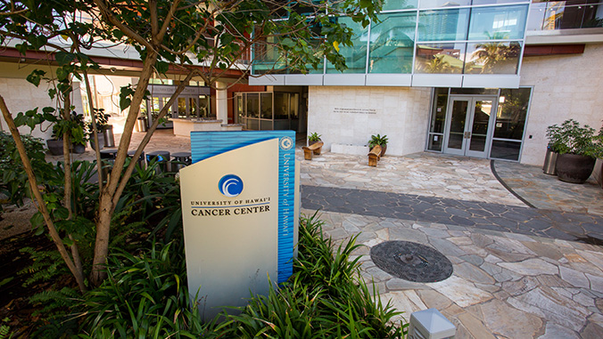 exterior shot of cancer center