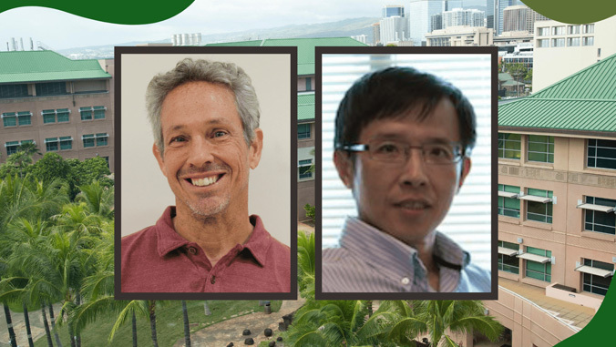 two faculty members