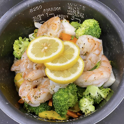 shrimp with vegetables