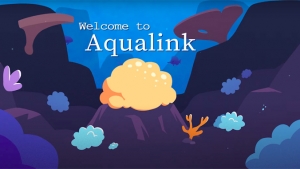 animated volcano on the ocean floor