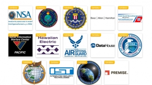 screen of several intelligence community logos