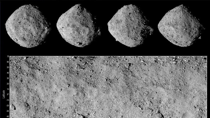 views of asteroid Bennu