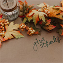 Give thanks, not COVID-19