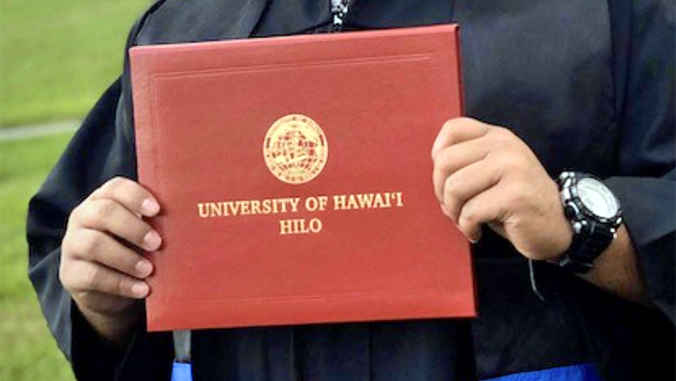 U H Hilo diploma