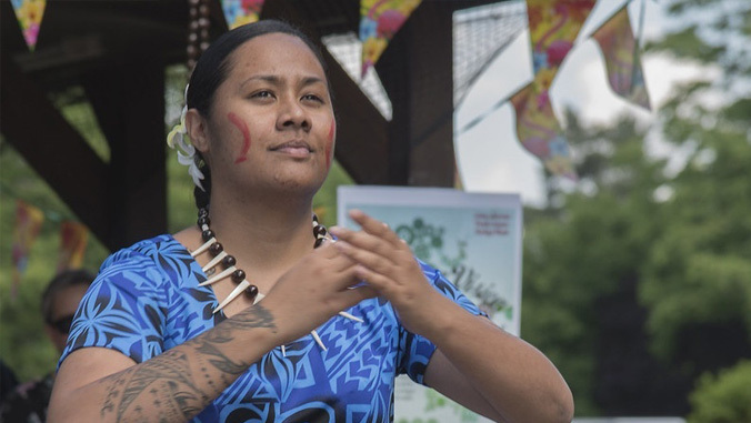 Pacific Islander dancer