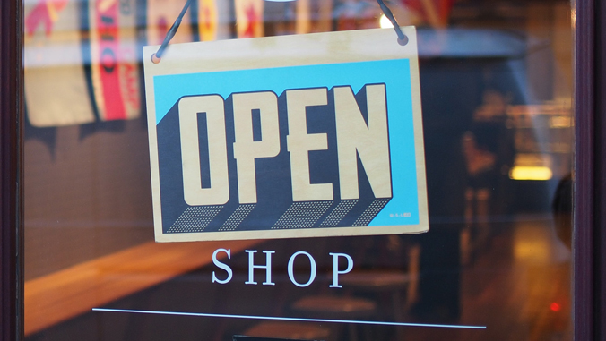 business open sign