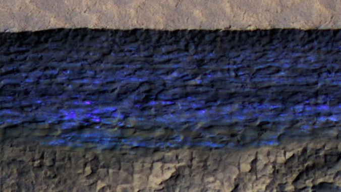 ice below the surface