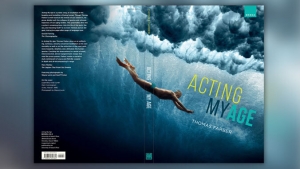 book cover of person swimming in the ocean