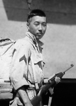 Teraoka in WW2 uniform