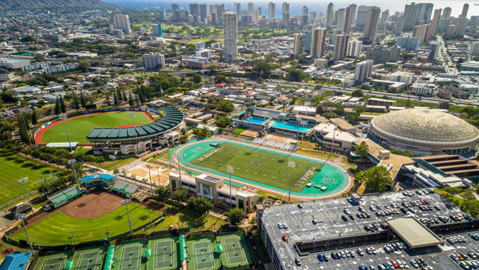 Lower campus and athletics facilities