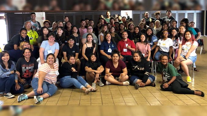 group photo of youth group